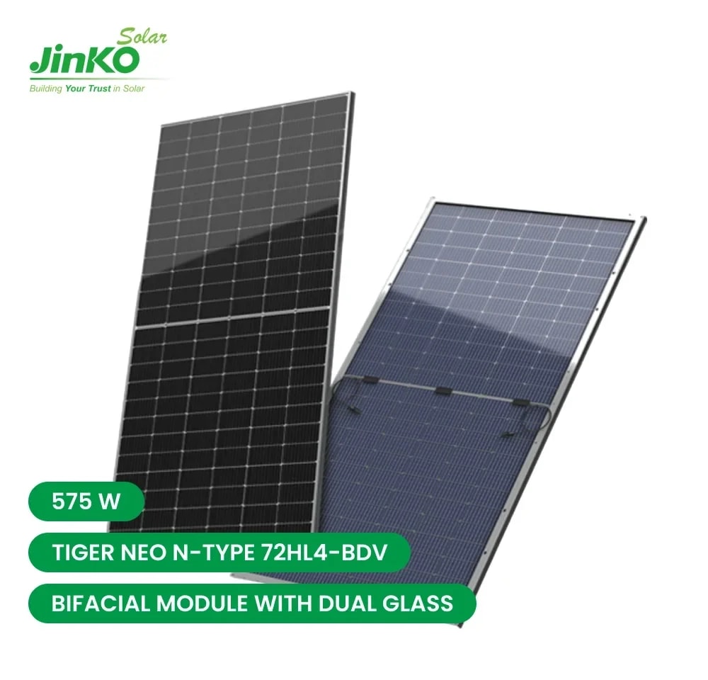 Panneau solaire 575 Watts JINKO Solar BIFACIAL